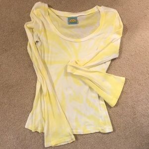 Neon yellow the dye tee